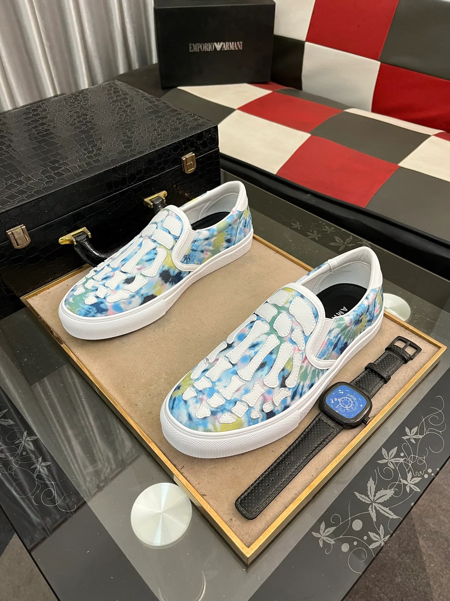 Men's men's shoes 💰420⌚️⌚️miri star shoes bone moral training shoes casual shoes amiri 2025 spring and summer star shoes bone moral training shoes micro-shaped body, the bone weaving pattern made of multi-layer genuine leather is more three-dimensional, slightly thicker and rich, and all elements are just right! The details are just right. Size: 38 to 444️⃣Colors available